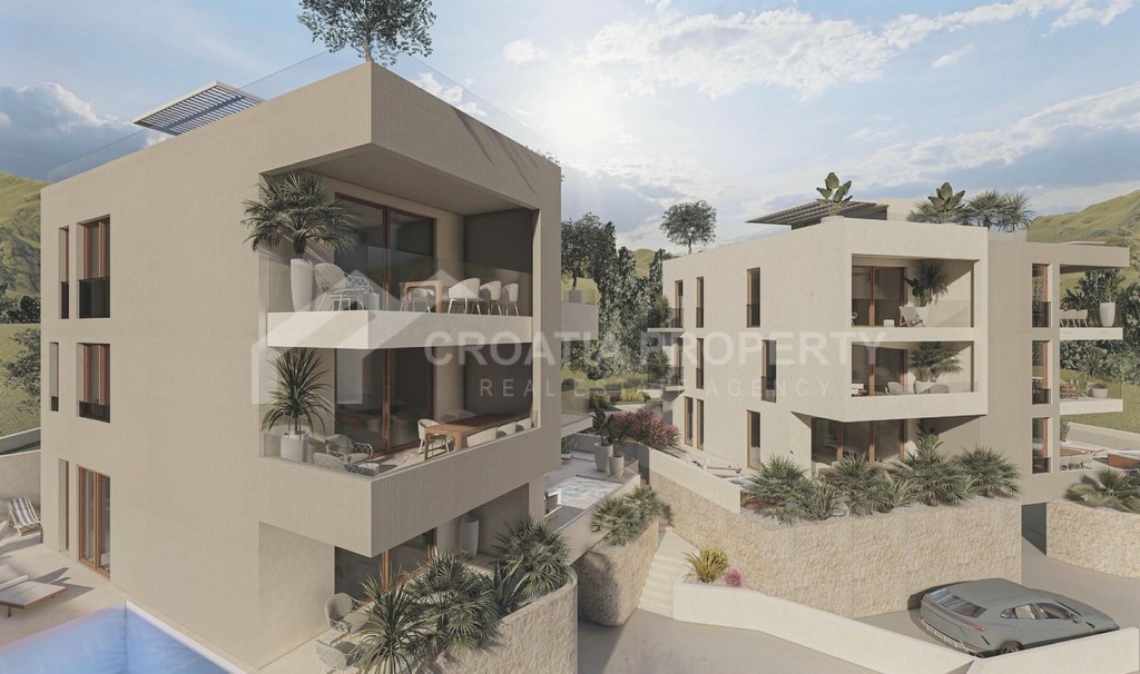 Moderne Penthouse-Apartments mit Meerblick Ciovo