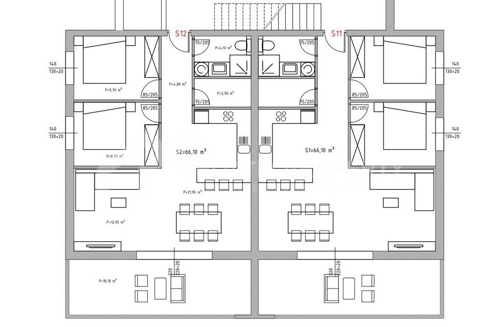 Splendid Ciovo penthouse apartments in new construction