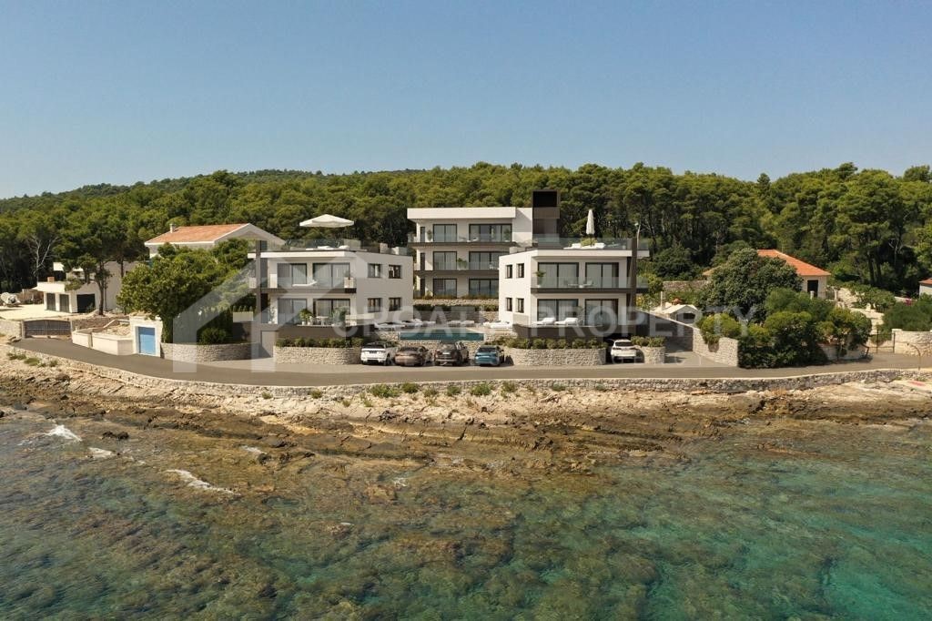 Luxurious seafront penthouse for sale Hvar