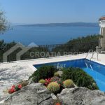 house with pool in Brela - 2747 - pool and view (1)