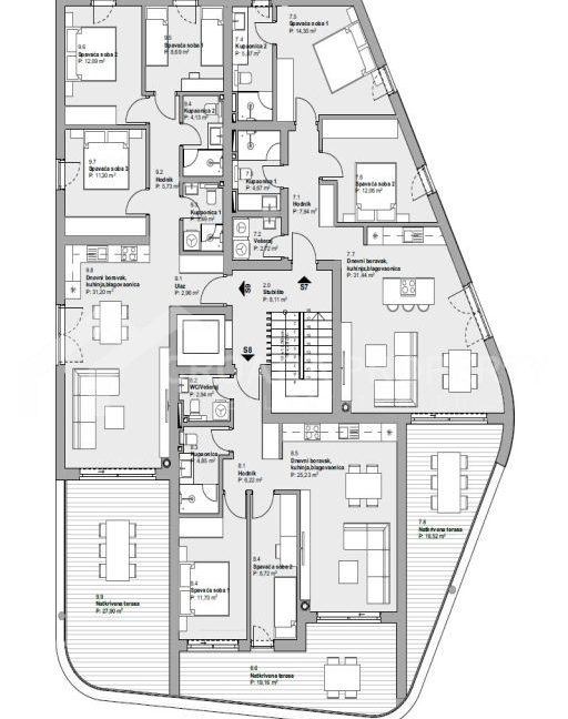 new three-bedroom apartment vodice - 3227 (5)