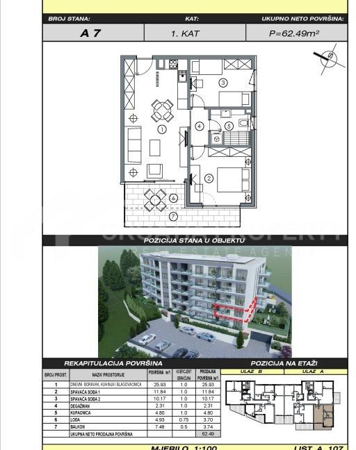 two-bedroom apartments makarska - 3260 (2)