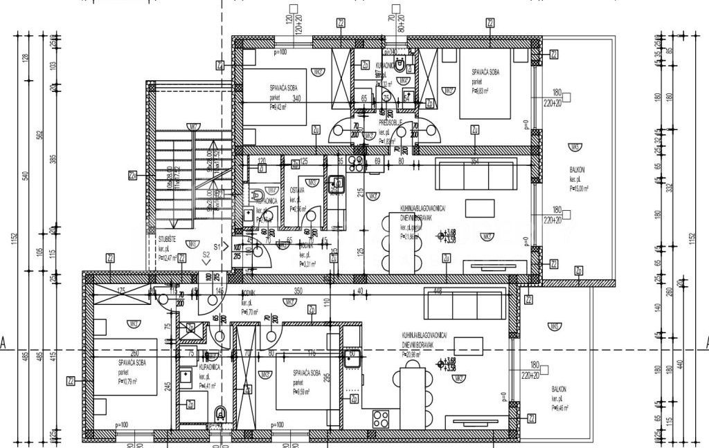 new first floor apartment ciovo - 3515 (8)