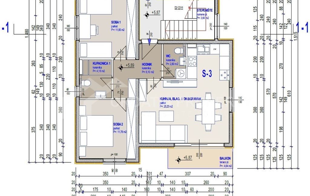 new two-bedroom apartment kastela (4)