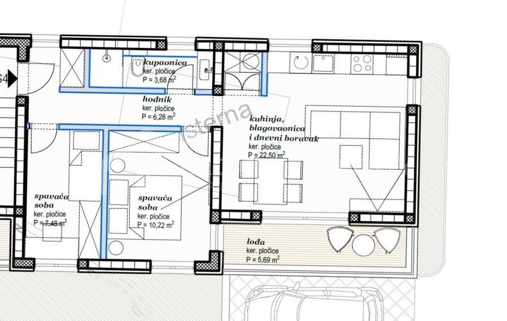 new second floor apartment podstrana (5)