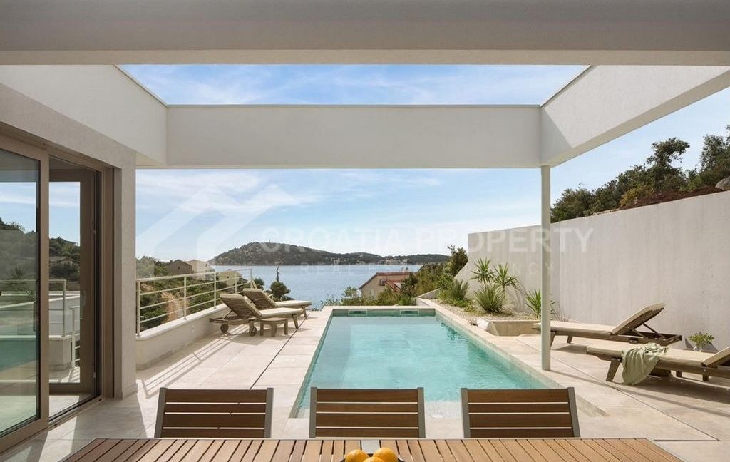 luxury villa with pool rogoznica - 3633 (11)