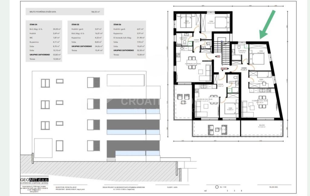 new construction sea view apartment seget (5)