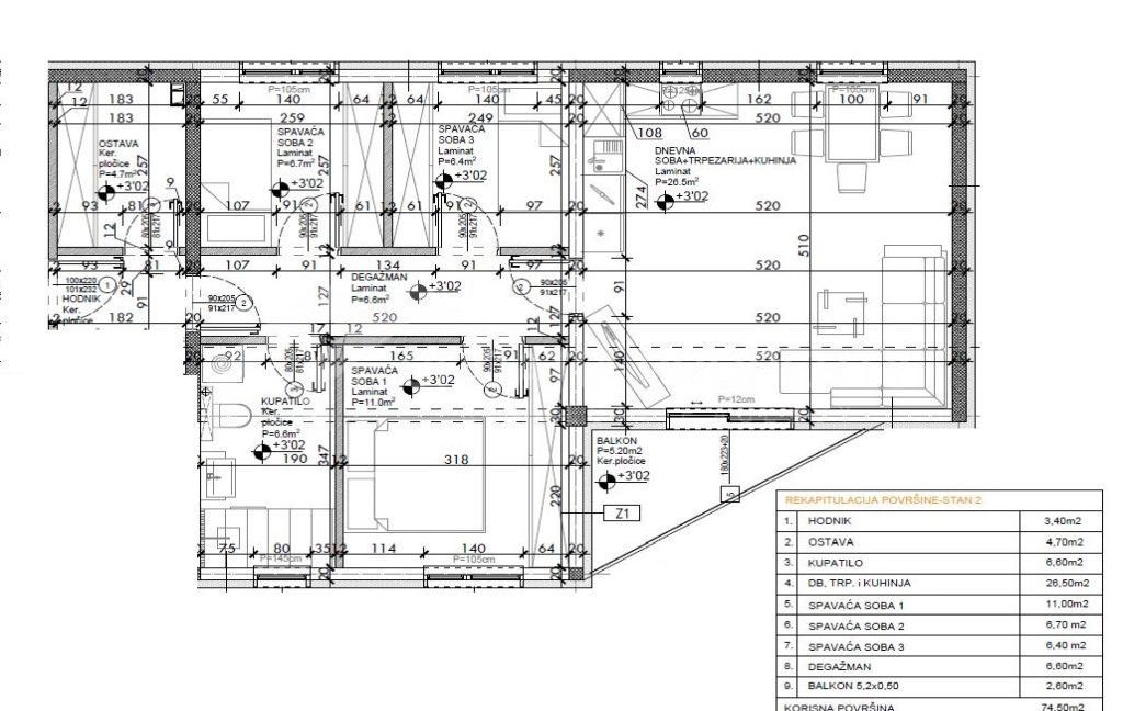 new spacious apartment near the beach drvenik - 3665 (3)