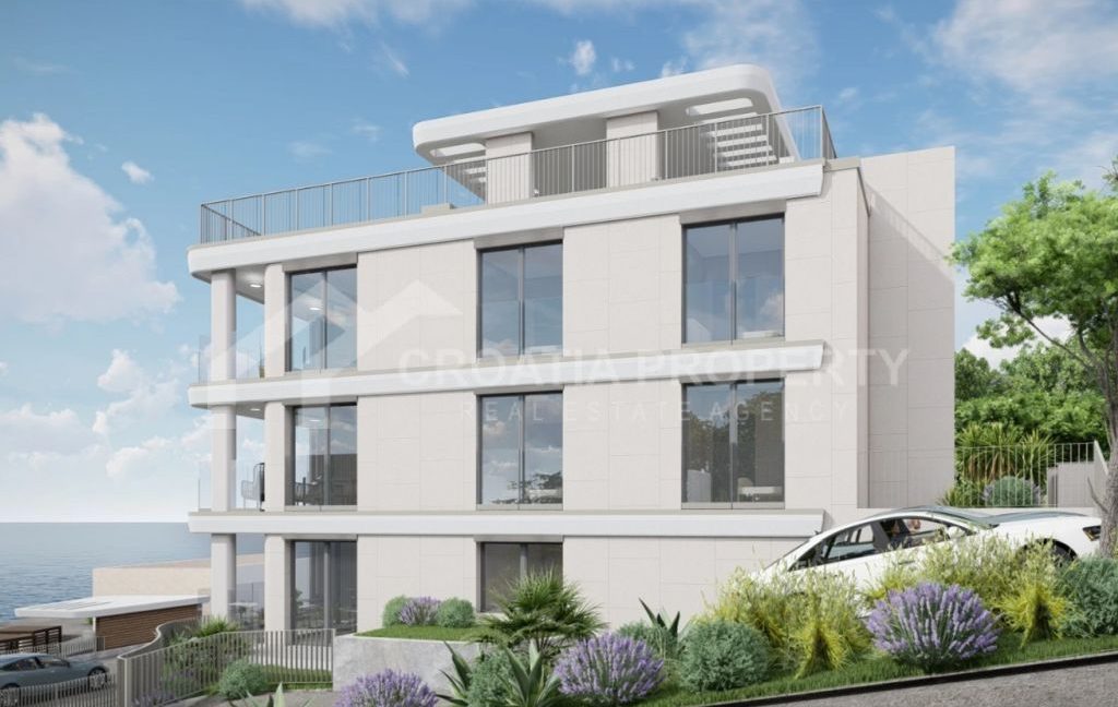 new apartment with spacious terrace and garden ciovo  - 3712 (4)