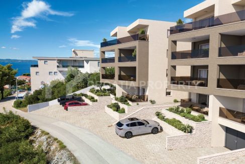 new ground floor apartment with sea view podgora - 3734 (1)