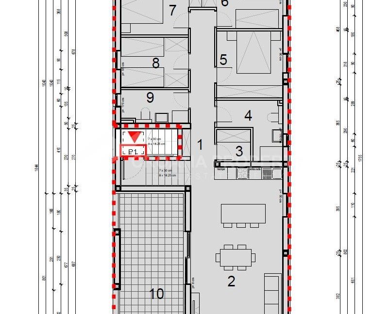 alluring penthouse with sea view grebastica - 3742 (14)