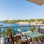 furnished first row sea view apartment korcula - 3781 (1)