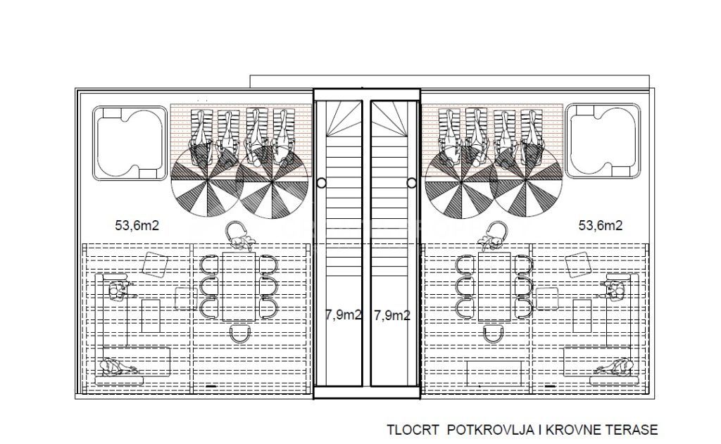 modern new house with parking space and garden murter - 3775 (9)