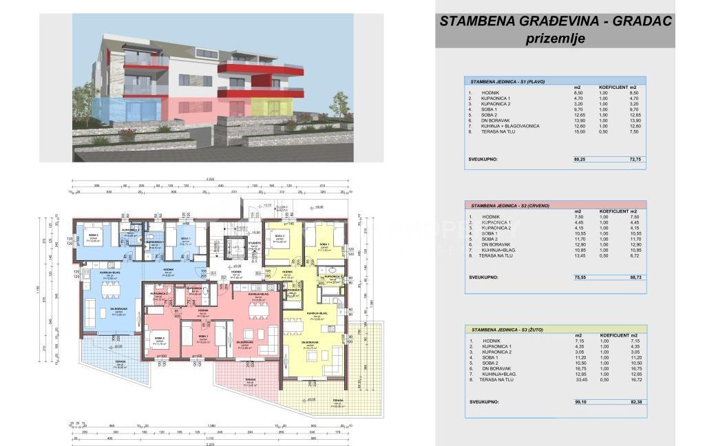 new ground floor apartment with terrace gradac - 3774 (6)