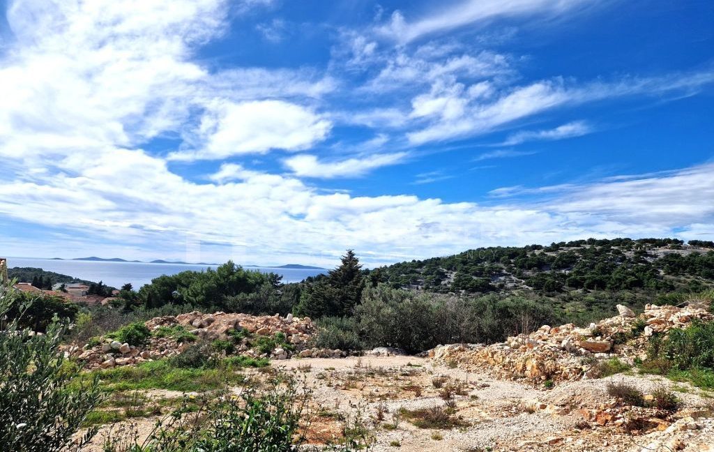 construction land with a sea view murter - 3802 (1)