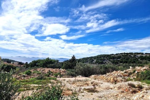 construction land with a sea view murter - 3802 (1)