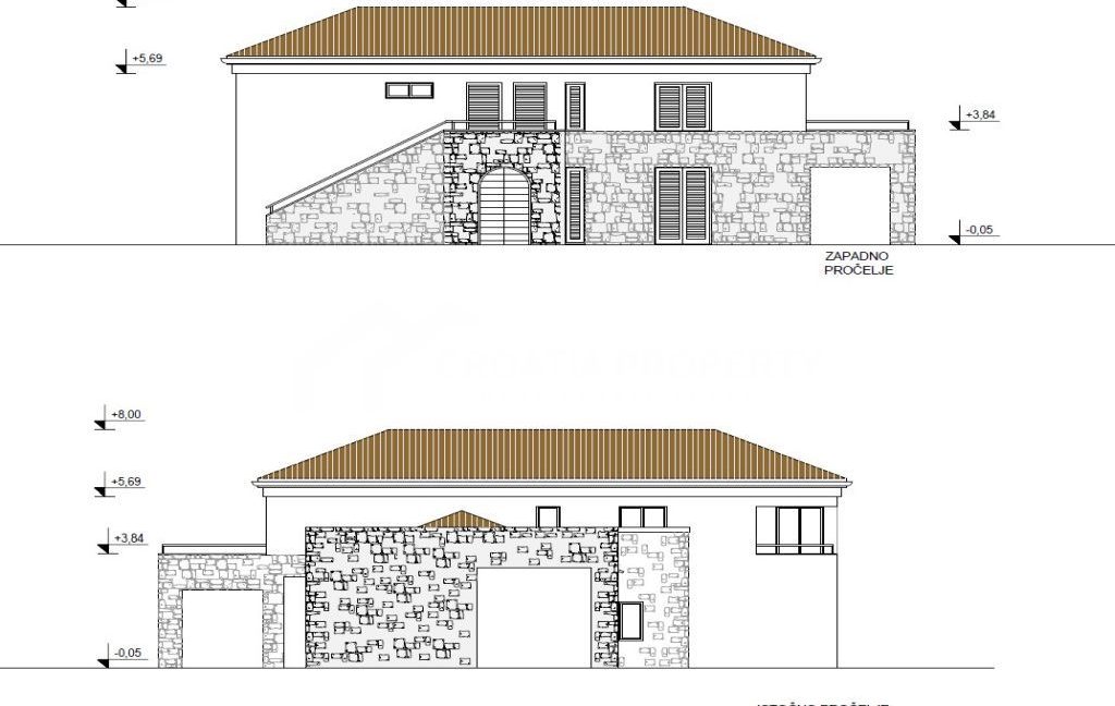 construction land with a sea view murter - 3802 (10)