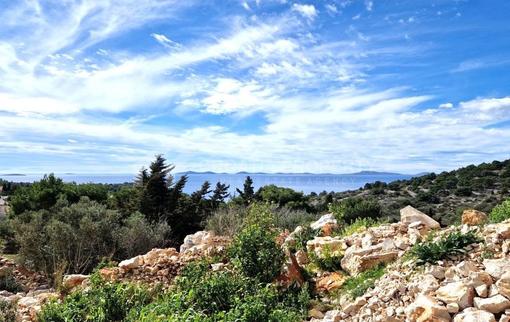 construction land with a sea view murter - 3802 (3)
