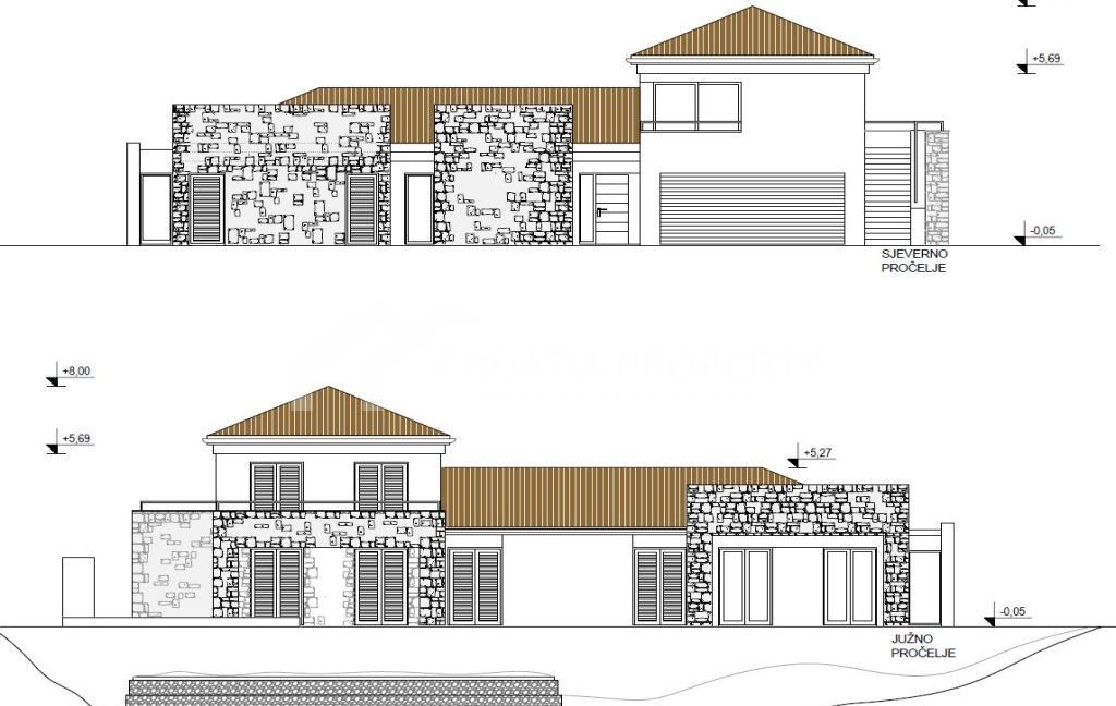 construction land with a sea view murter - 3802 (9)
