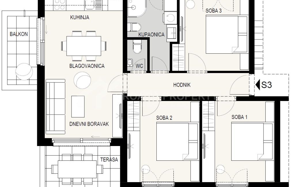 new apartment with sunny terraces srima - 3824 (15)
