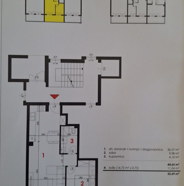 sea view apartment with loggia - 3826 (5)
