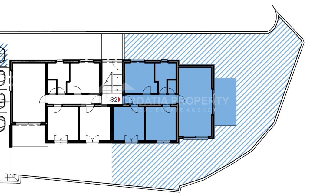 seaside apartment with spacious garden srima - 3822 (14)