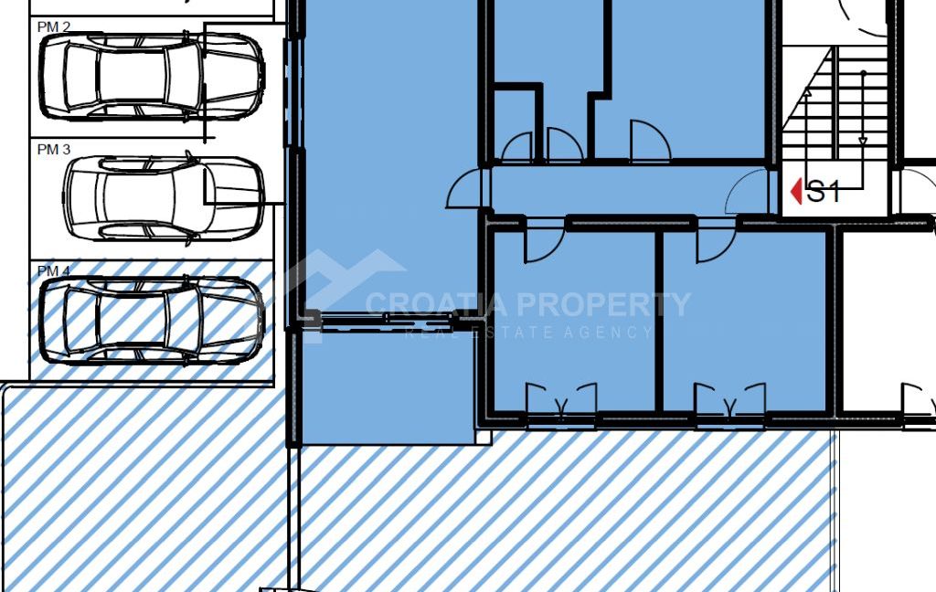 spacious apartment with beautiful garden srima - 3821 (12)
