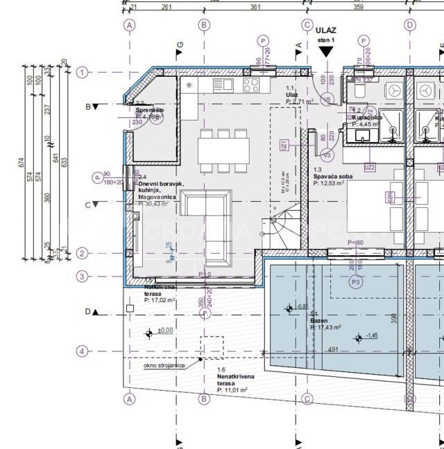 new and modern house with a pool vodice - 3841 (4)