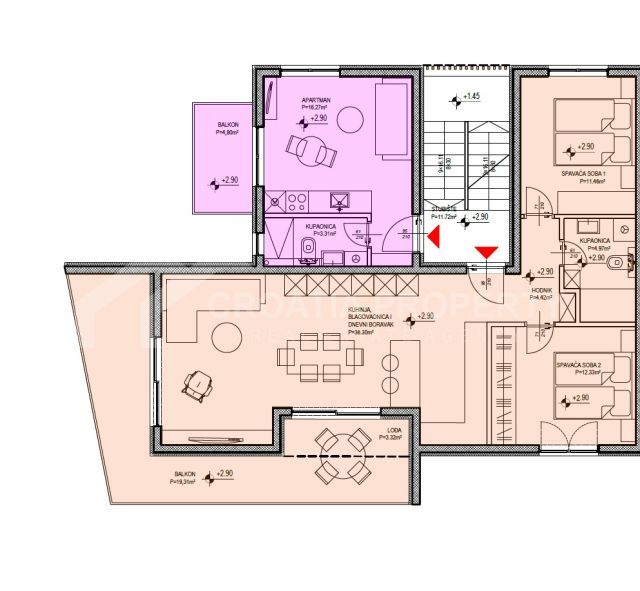 new apartment with parking space included kastela (2)
