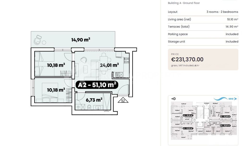 new feature packed apartment with parking lot trogir - 3860 (2)