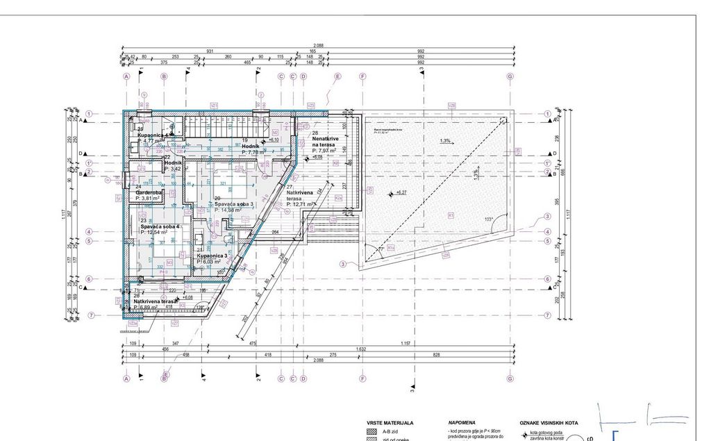 new multi story house with a pool murter - 3849 (6)