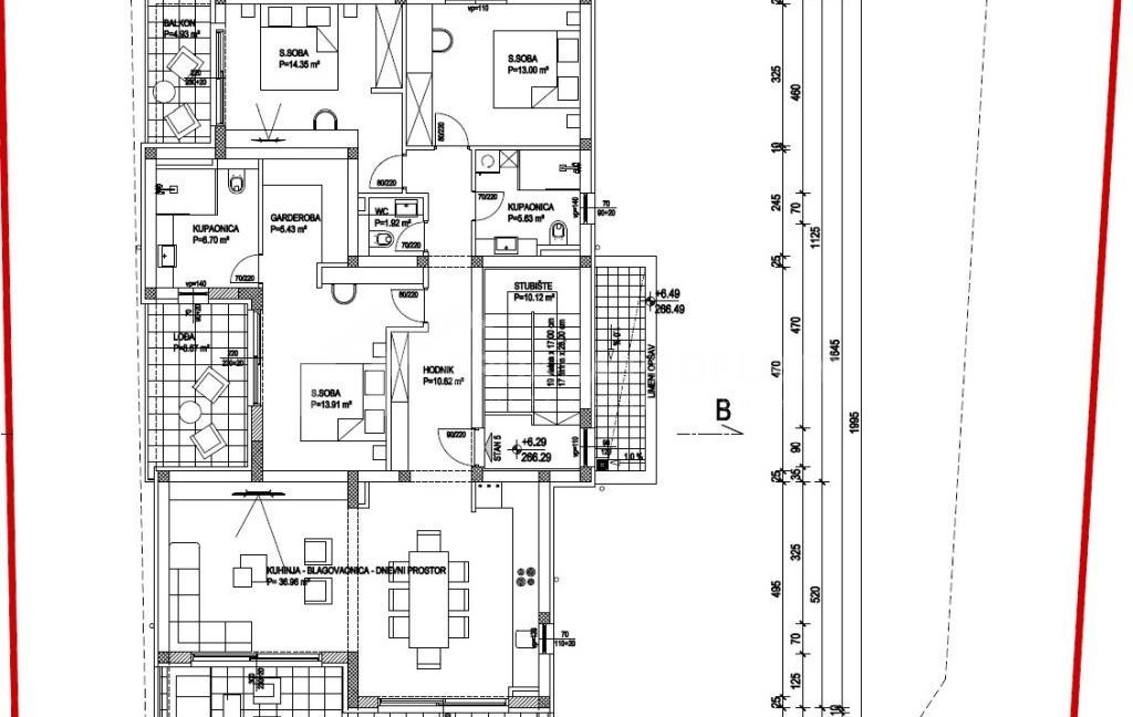 new penthouse with two parking spaces tugare (5)