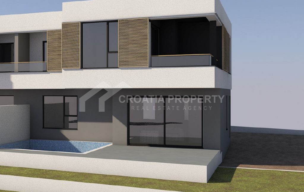 two story house with a pool vodice (2)